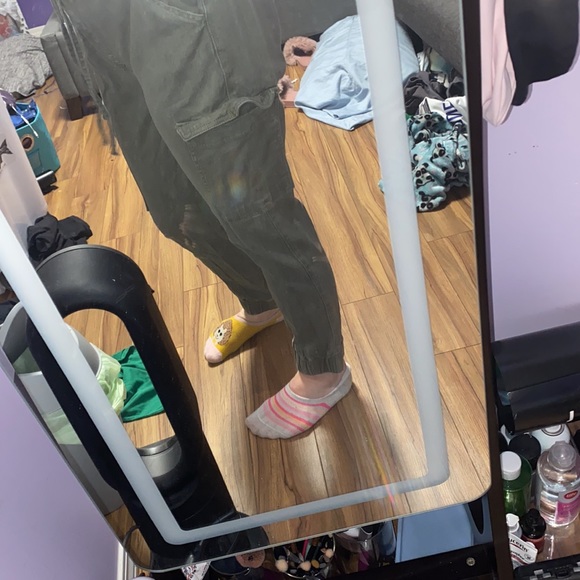 Green army style pants - Picture 3 of 4